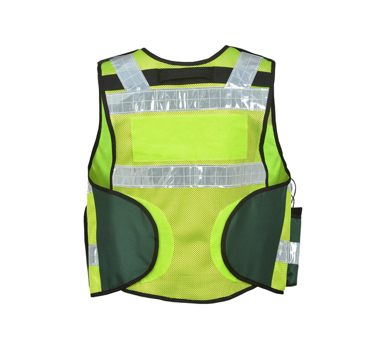 Gilet De Sécurité Pielini Rouge Haute Visibilité - Taille S à 6XL Extensible