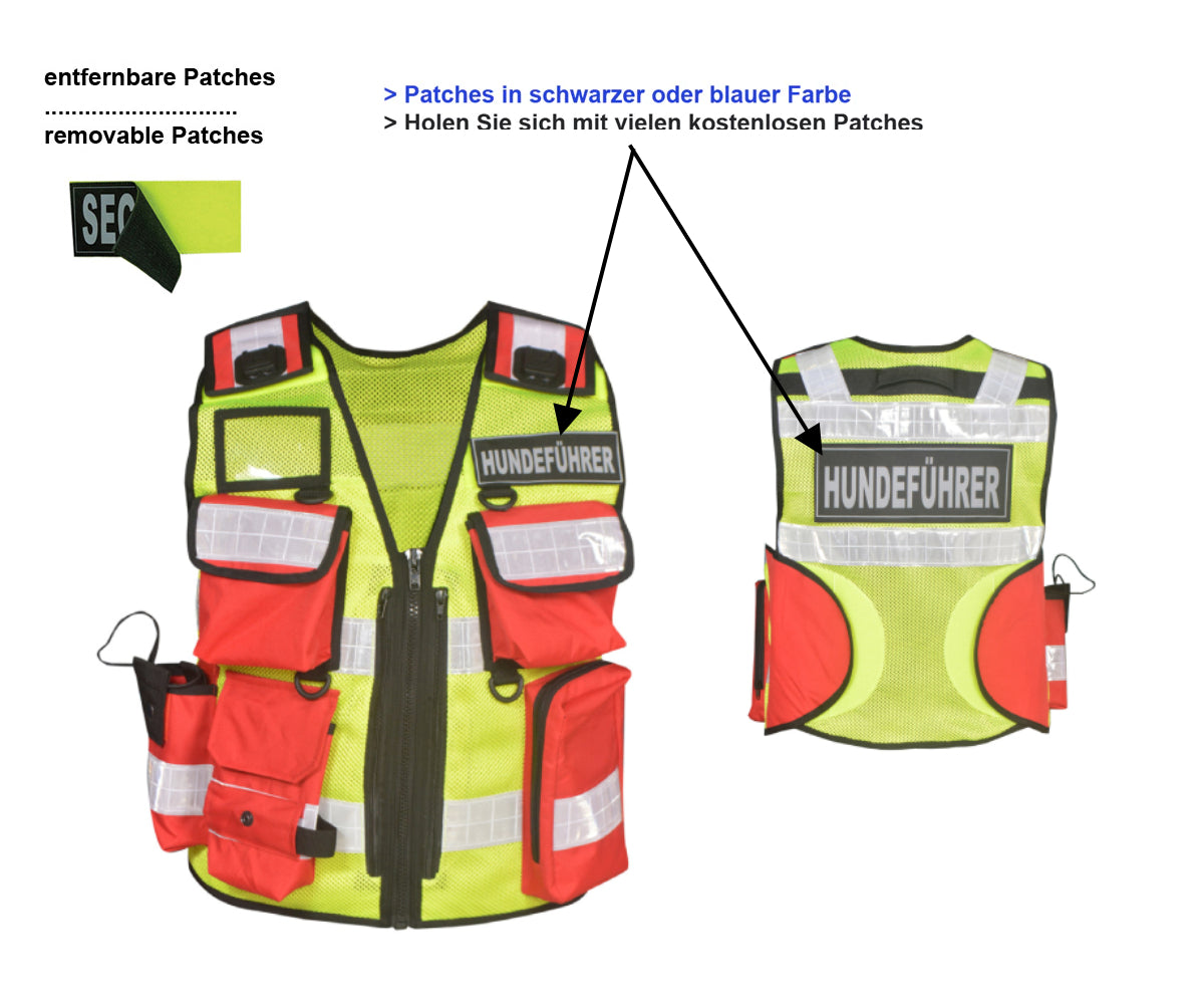 Hi Viz Blue Tactical Vest Security Enforcement CCTV, Dog Handler, Press, Event Hi Viz Blue Tactical Vest Security Enforcement CCTV, Dog Handler, Press, Event