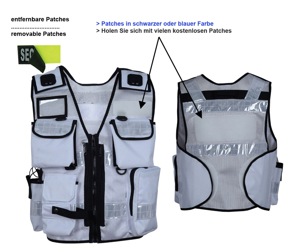 Gilet Homme Style Ranger - Ministère Fédéral - Pour Tuning, Protection Poussière
