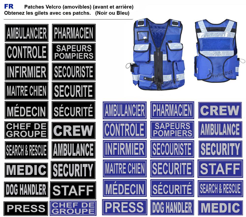1203 Medic, ambulance, médecin, gilet de sécurité haute visibilité, gilet  tactique Pielini DUE