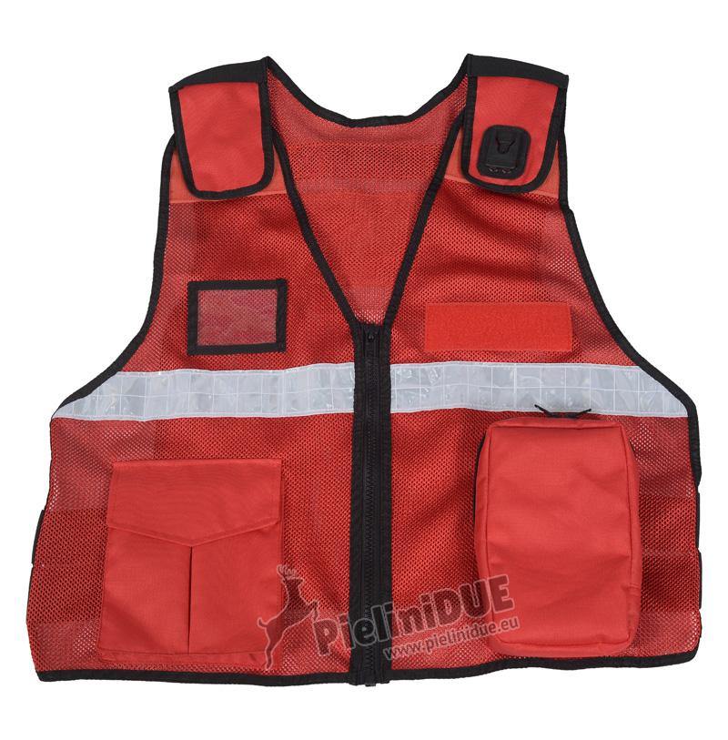 1201 Pielini DUE multifunction vest , tactical vest , paramedic vest ,  ambulance vest , emergency doctor vest , firefighter vest , Hi Viz Security  Vest