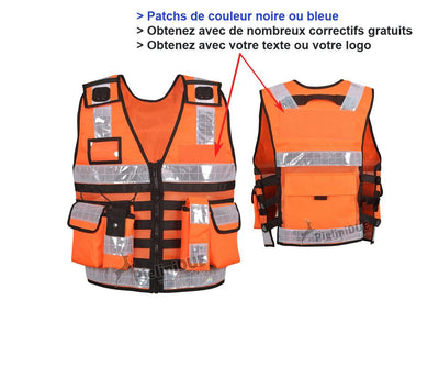 Gilet de sécurité Pielini DUE orange 3107
