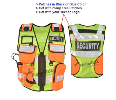 security vests yellow orange 1202