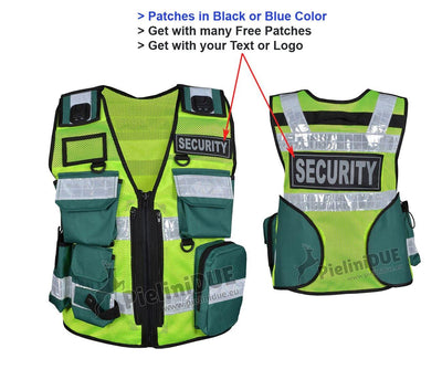 security vest yellow gray 1205